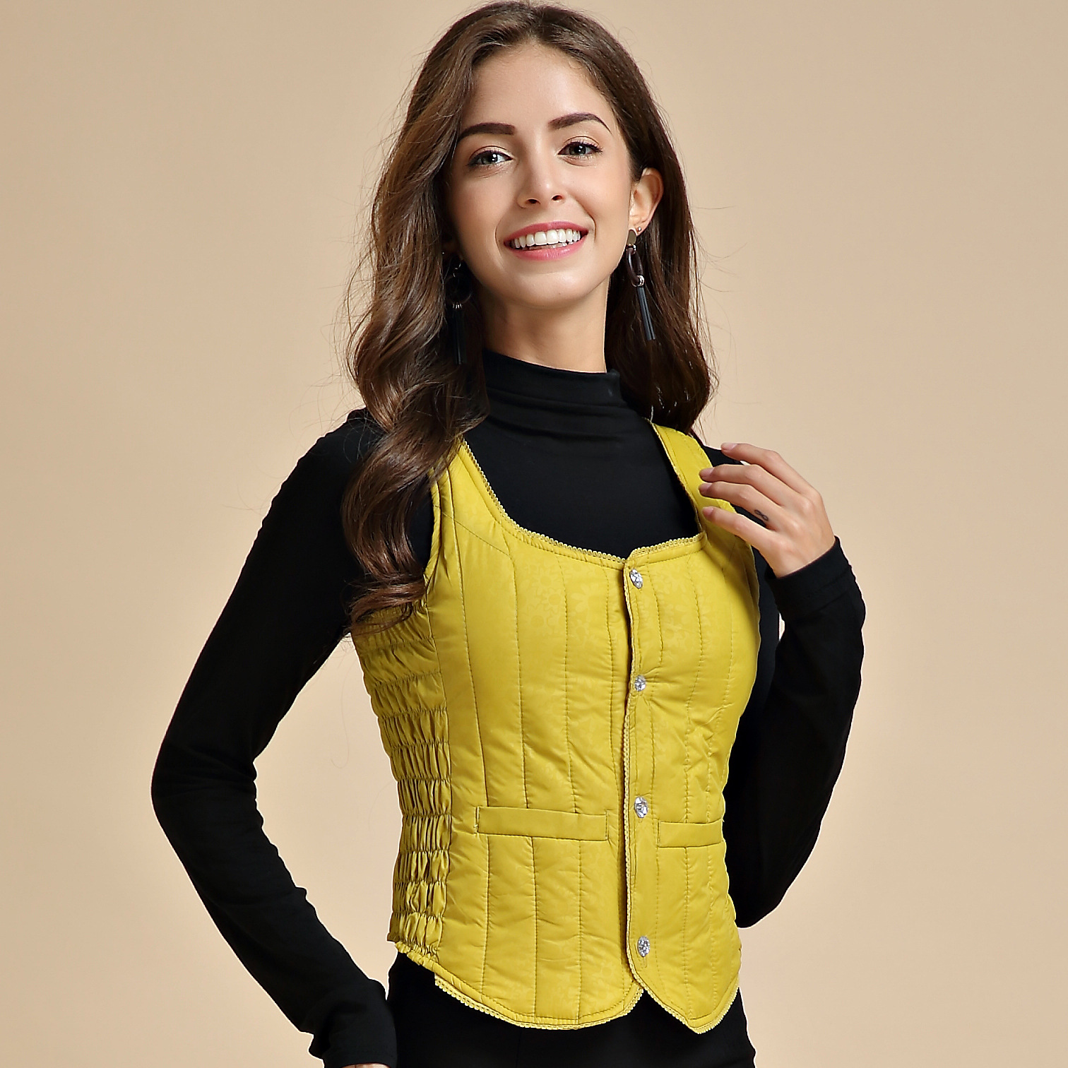 Gilet femme en Nylon nylon - Ref 3434672 Image 4