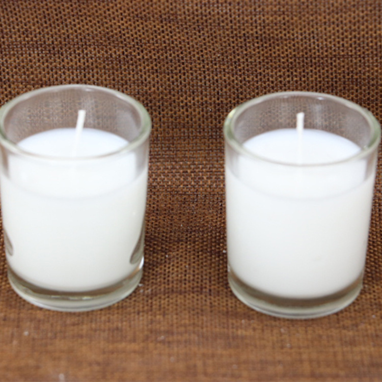 2017新款透明玻璃杯蜡烛 防风求爱表白气氛摆图蜡烛 蛋糕蜡烛定制|ms