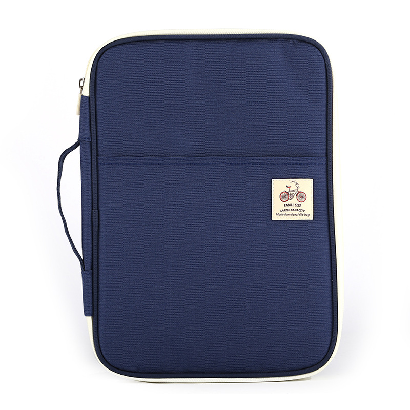 Universal handheld bag for folders with zipper for men and women for documents, (Physicals) 3