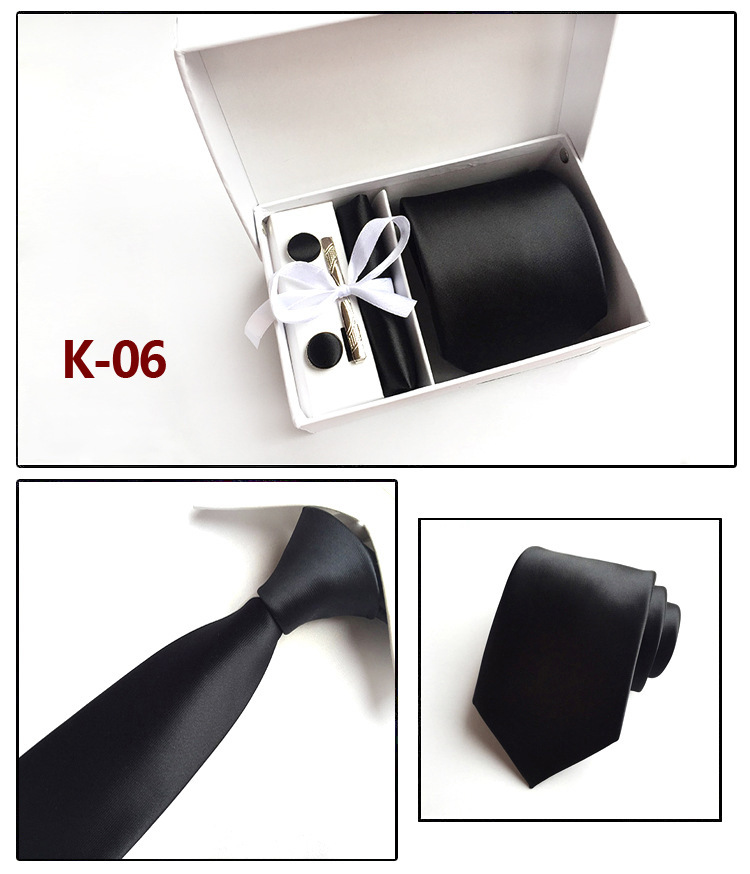 Fabrik Großhandel Herren Krawatte Spot Geschenk Box 6-teiliges Set Gruppe Krawatte Business Formelle Krawatte display picture 6
