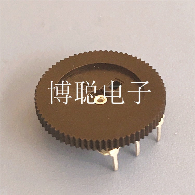 B50K单联 18*2 单排3脚 DIP 旋转碳膜 拨盘电位器