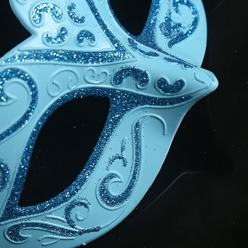 Manufacturer direct supply new European and American painted half-face mask festival party dance party mask children production source 