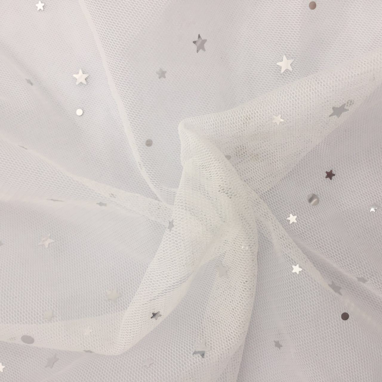 童装纱裙   涤纶网眼布冲片五角星   环保品质