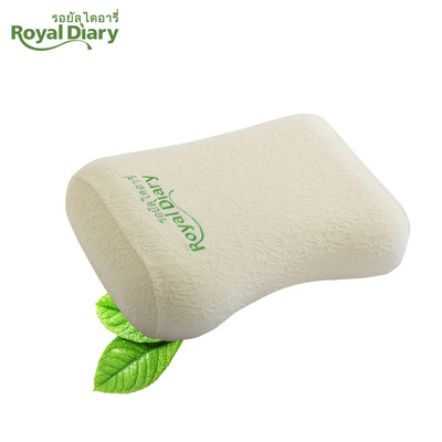 進口Royal泰國天然乳膠枕頭 女士美容護肩頸椎蝶形枕橡膠記憶枕