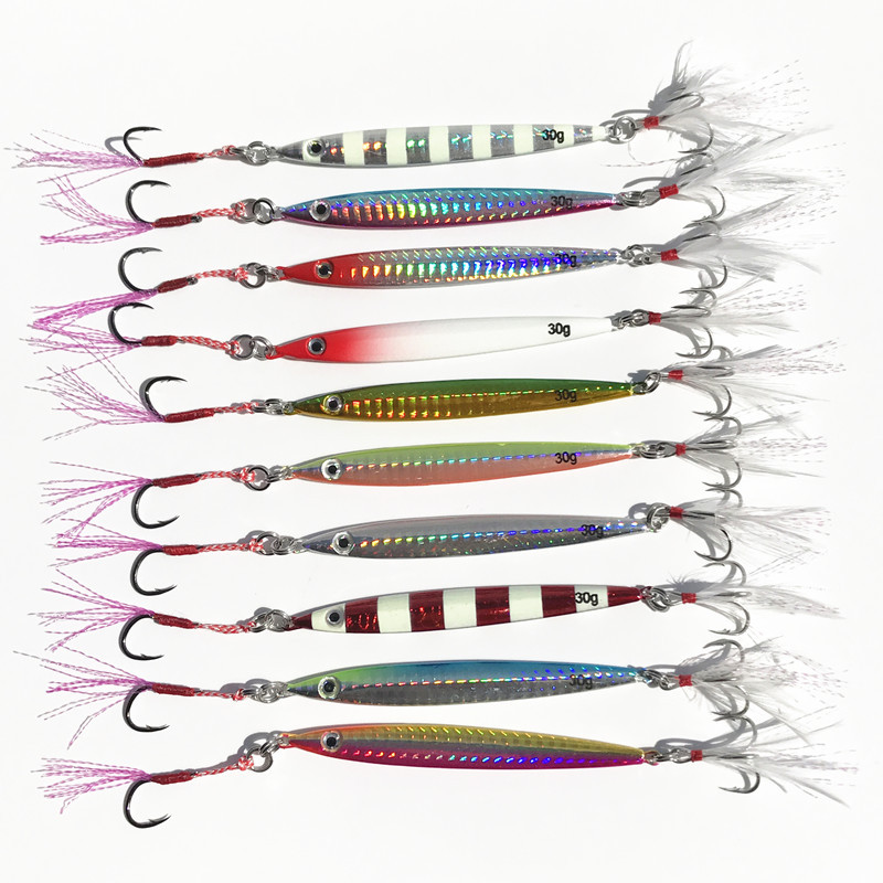 Metal Jigging Spoon Lures Wobbler Jig Bait Carp Striped Bass Fishing Tackle SwimBait