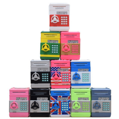 Tremolo voice ATM automatic Piggy bank intelligence Money machine Save Money pot automatic password Safe