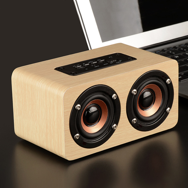Wireless Bluetooth Speaker W5 - Redwood Grain
