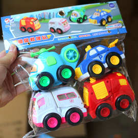 卡通Q板玩具车回力惯性车儿童玩具车新款小汽车地摊玩具批发摆摊