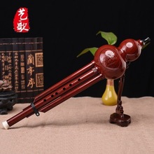 吹奏类乐器 胶木木纹葫芦丝专业演奏型葫芦丝民族乐器葫芦丝 批发