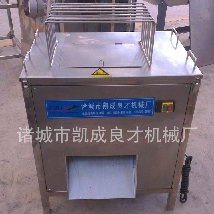 厂家直销鱼禽类剁块机切鲜鸡鸭剁块机 诸城禽类切块机厂家直销