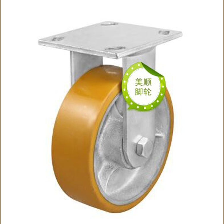 生产厂家直供优质4*2寸重载铁芯包聚胺脂定向脚轮