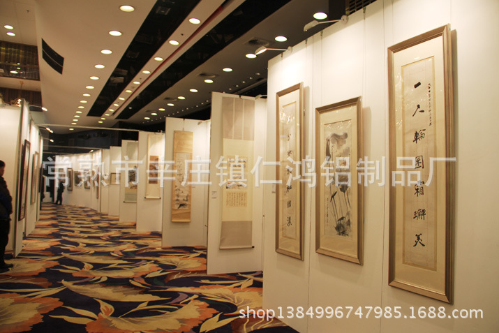 无缝书画展板出租 活动展板租赁 拍卖会艺术展画廊临时展板搭建|ms