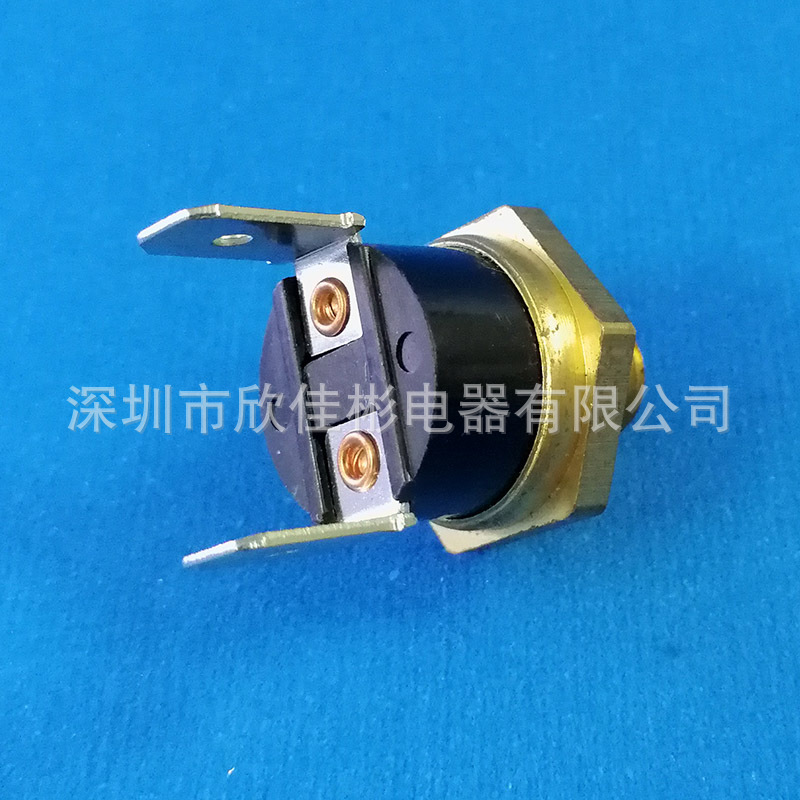 温度控制器温控器带螺纹M4 铜头防水型 5A250V 150度 常开/闭