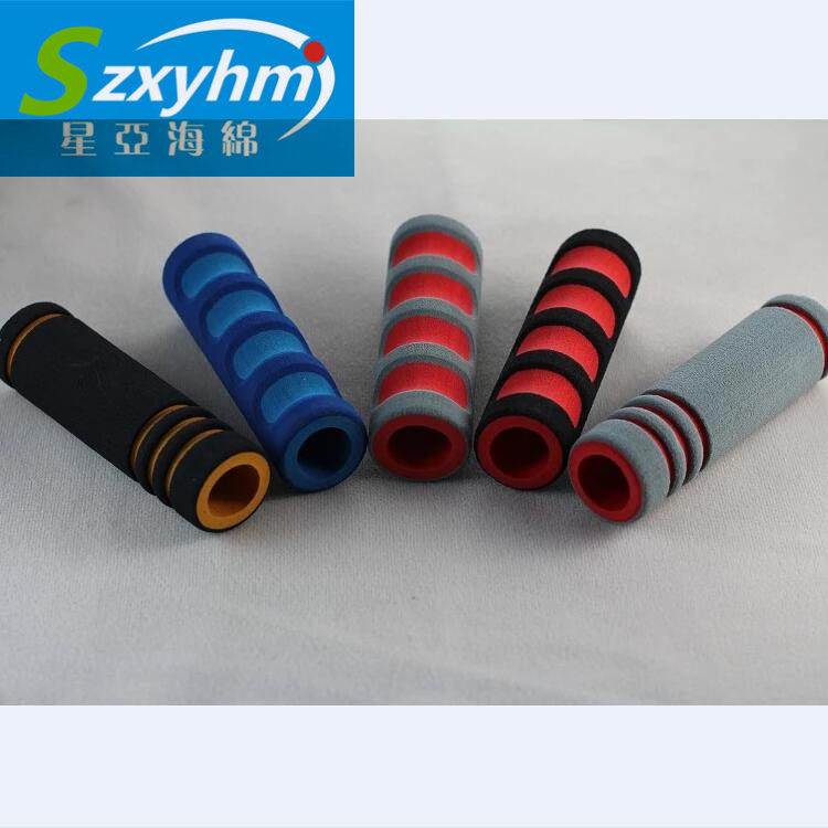 深圳厂家直销NBR握把，高质量橡塑海绵管空心发泡手把套