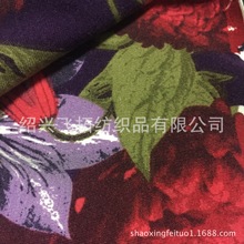 厂家直销针织全涤氨纶立体印花汗布 四面弹渗透印花