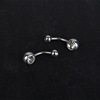 Earrings stainless steel, nose piercing, belly button piercing, European style