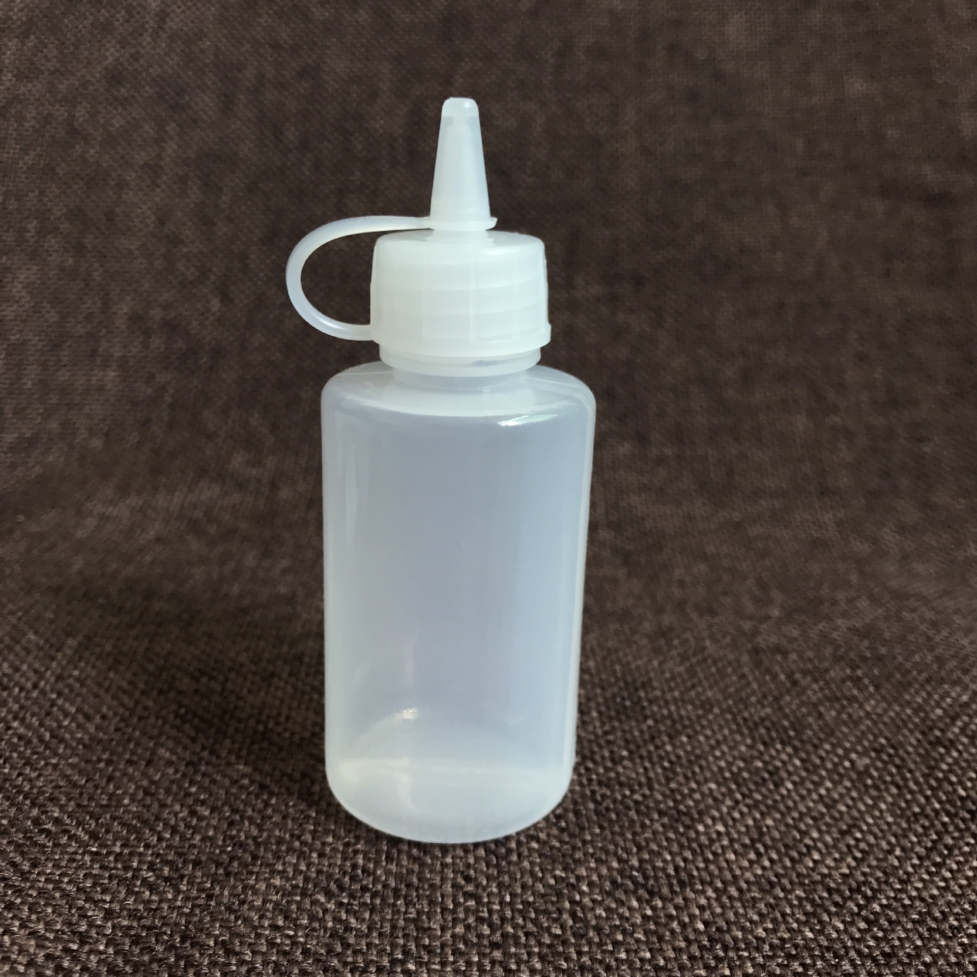 厂家直供50ml50克水瓶塑料瓶胶水瓶短点胶盖分装吹塑瓶闪光空瓶