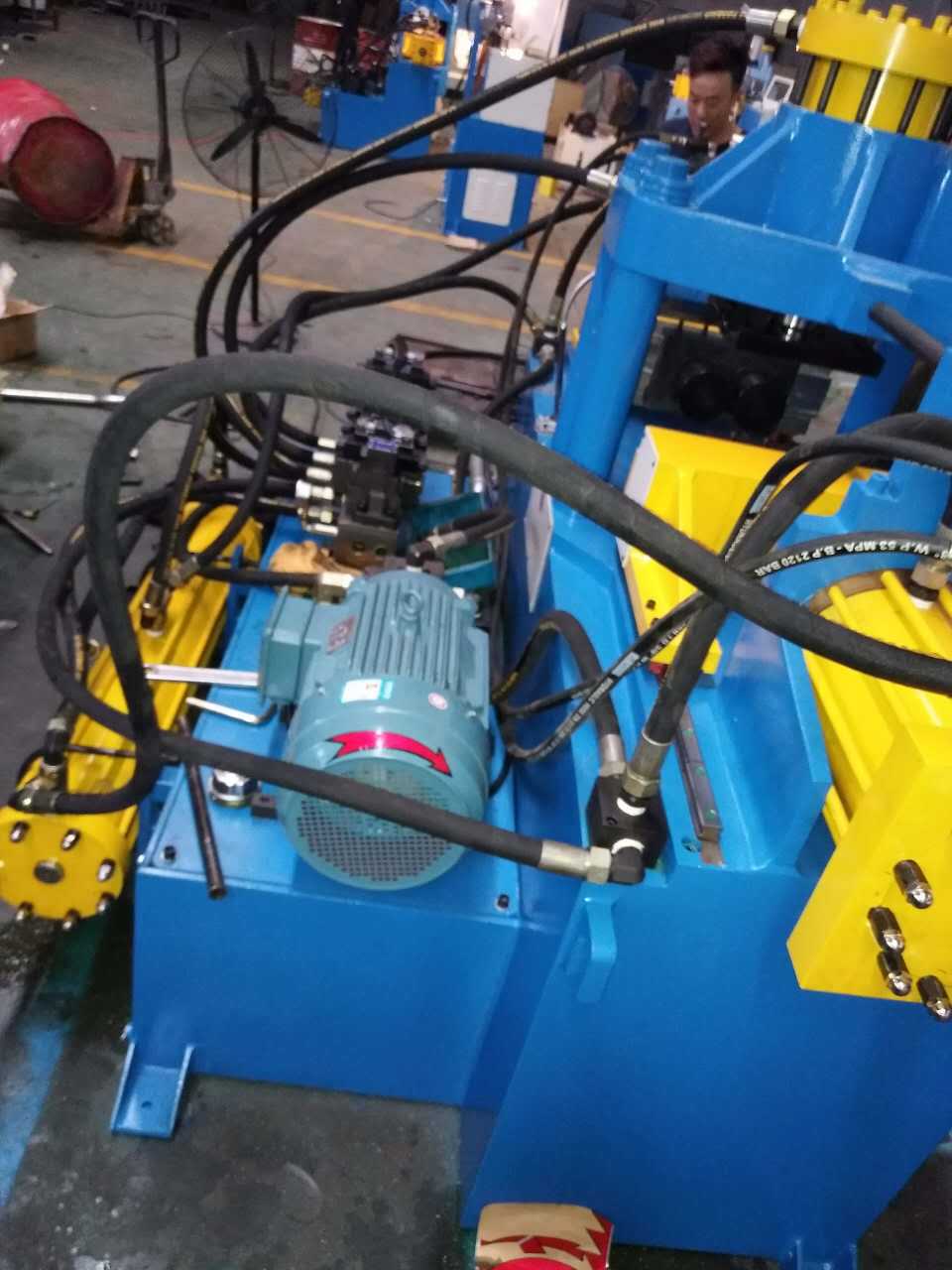 宇科供应 卡压管件管端成型机 缩管机 高质量生产 支持定制