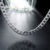 Jewelry, necklace, European style, silver 925 sample, 7mm, Aliexpress