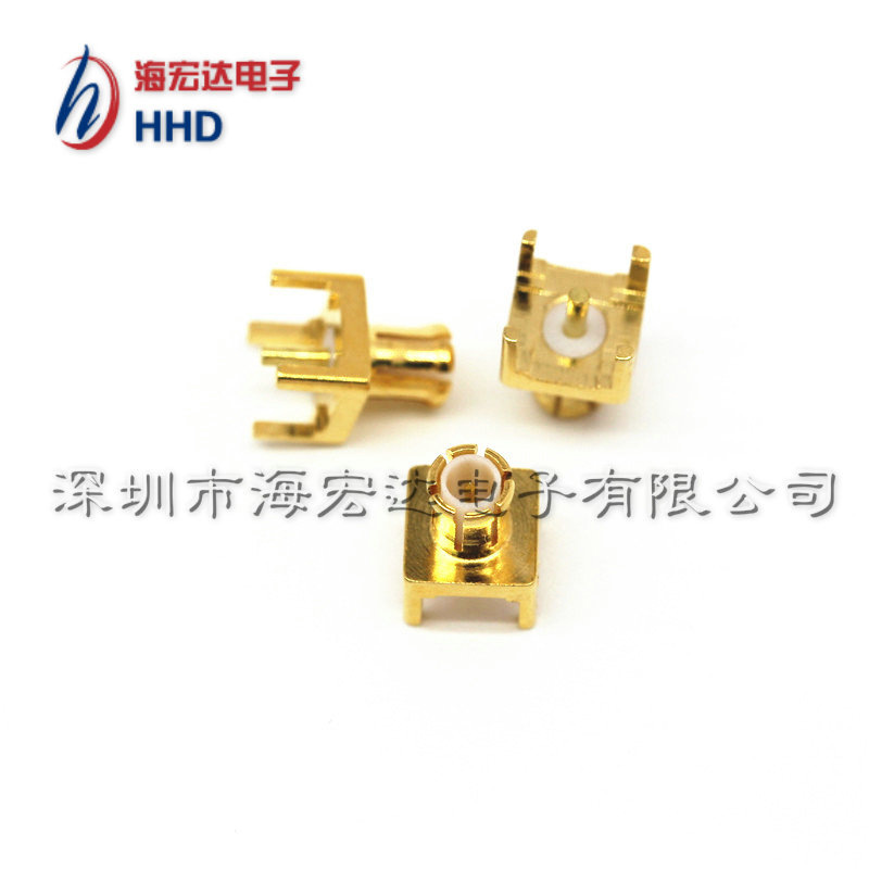 射频连接器 MCX-JE公头 射频插座 MCX-JE 公座 直插 180° 直拍