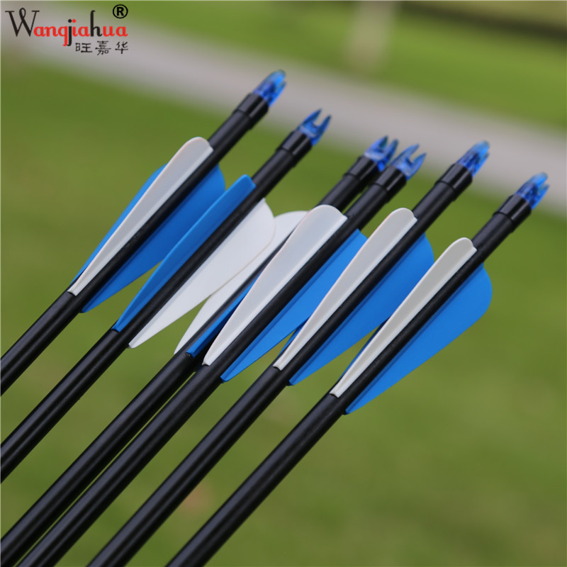 粘羽箭弓箭玻纖箭訓練比賽景區用箭8mm箭杆包頭箭射箭器材