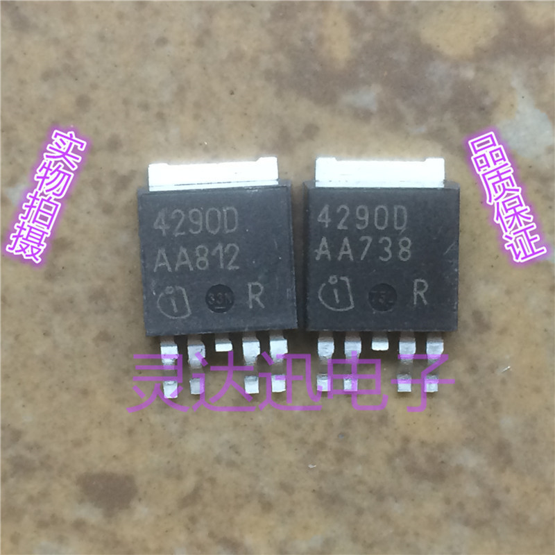 原装进口元件TLE4290D 4290D TO-252-5 专业测试合格 质量保证