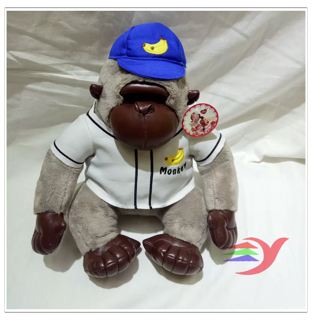 毛绒玩具厂家新款节日礼物现版直销 皮质穿衣大猩猩公仔大号玩偶