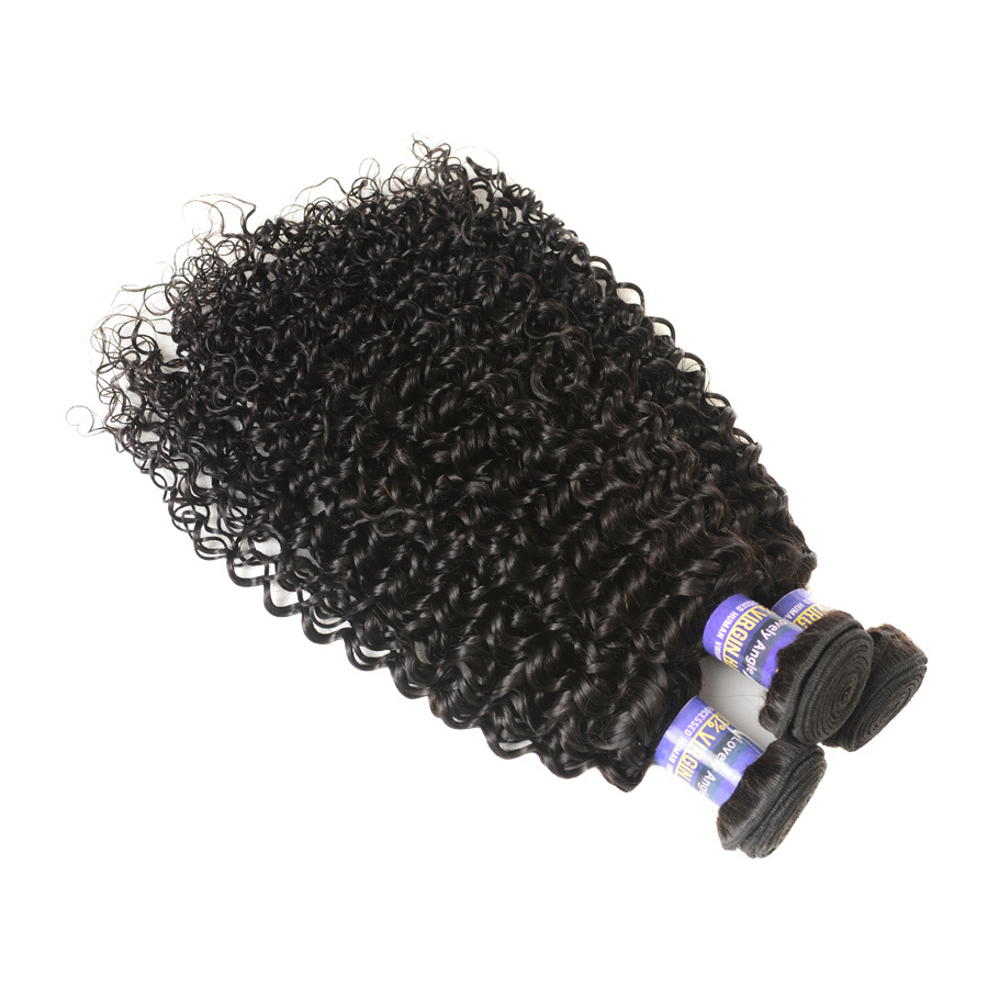 100g human hair bundles kinky curly