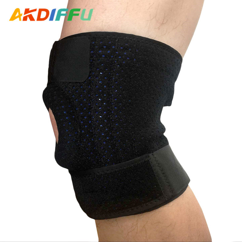 Rodillera abierta silicona antideslizante transpirable primavera barra de apoyo protección baloncesto tenis Montañismo