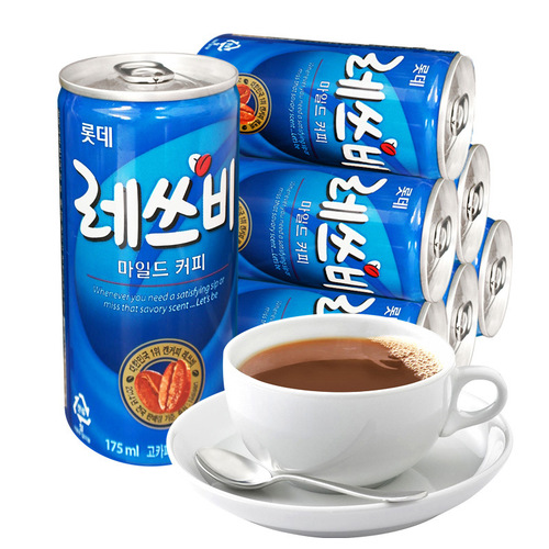 Korean imported drink Lotte Laisibi ready-to-drink espresso original refreshing bottled drink 175ml