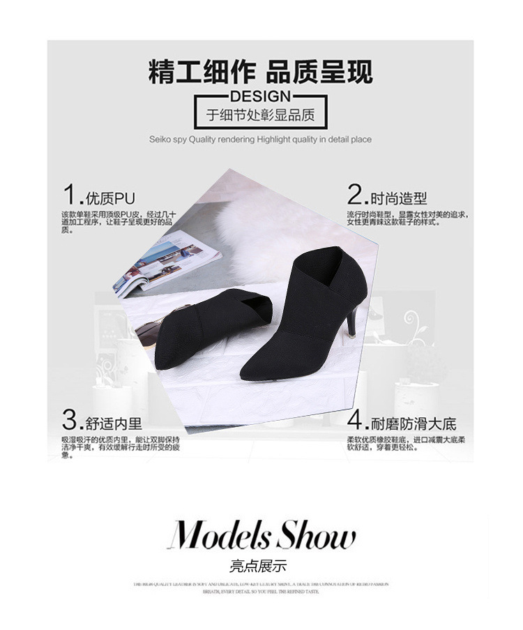 Bottes femme en Tissu - Ref 3355476 Image 12