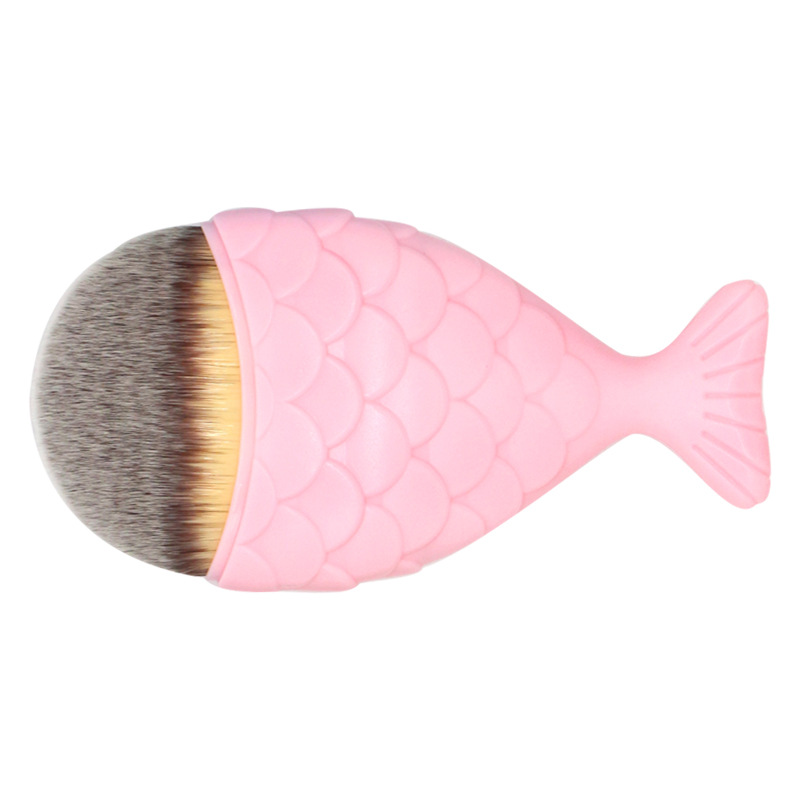 Mode Tier Synthetische Faser Pinsel Schönheit Fischschwanz Make-up Pinsel display picture 6