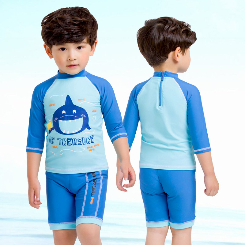 Children's cute cartoon swimwear for boys