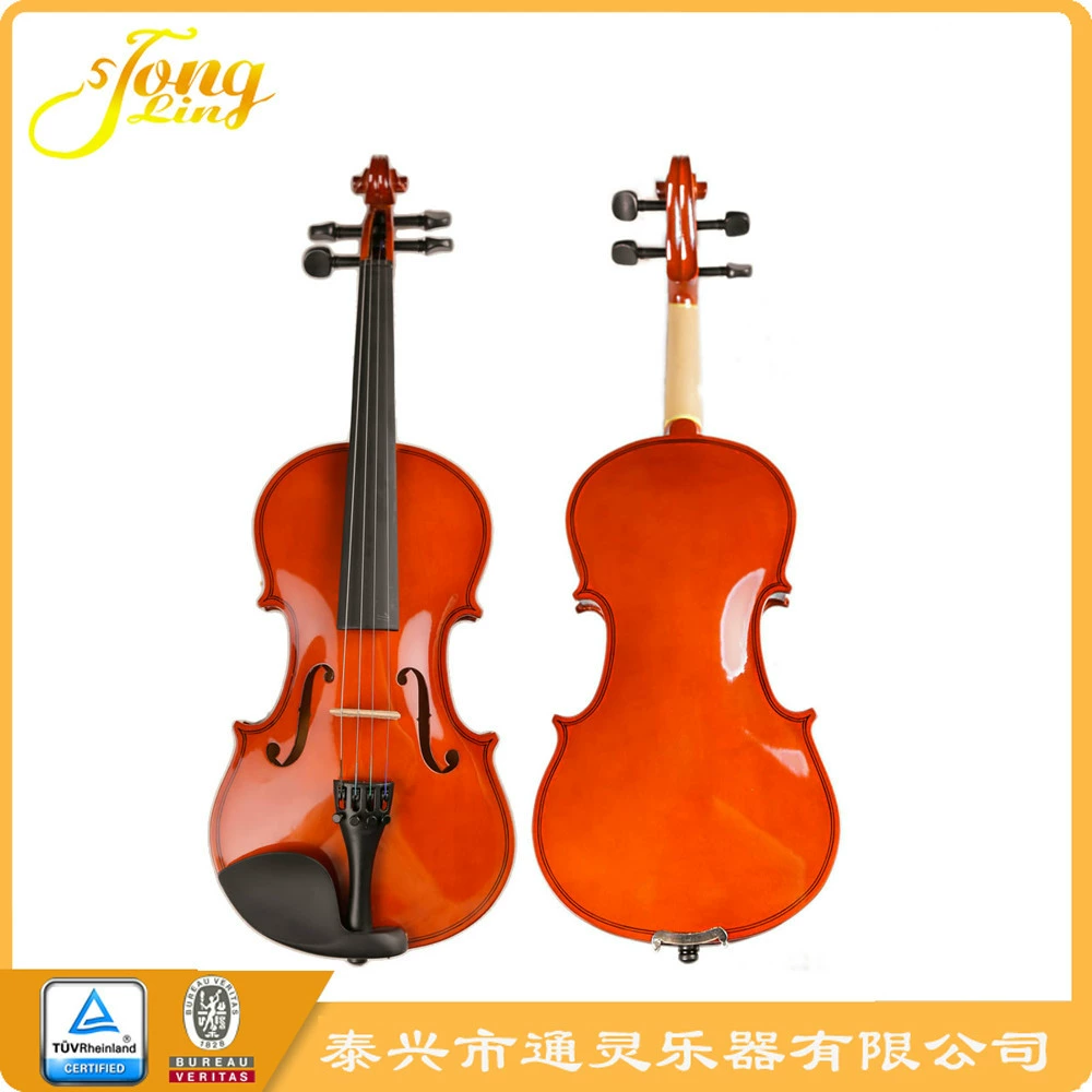 通灵 Basswood Pressure Plywood Student Beginner Violin Manufacturer Sales Price Discount