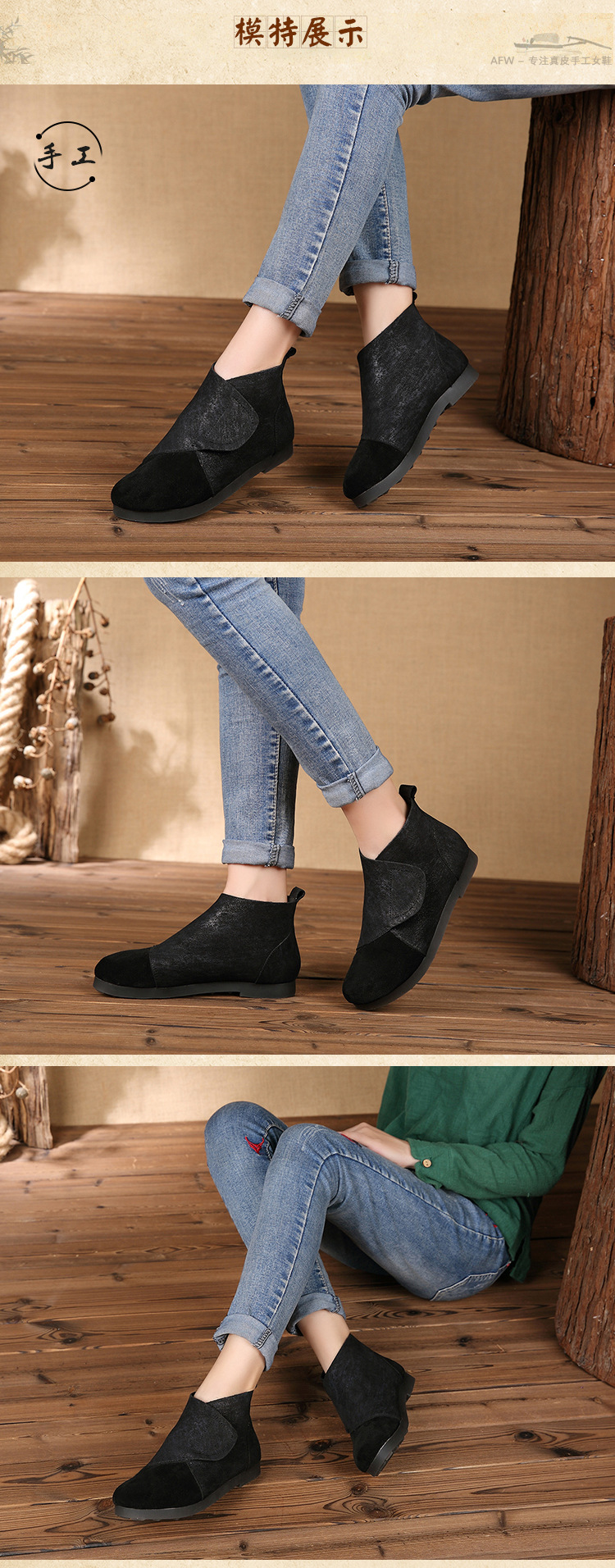 Bottes femme en En cuir - Ref 3354895 Image 13