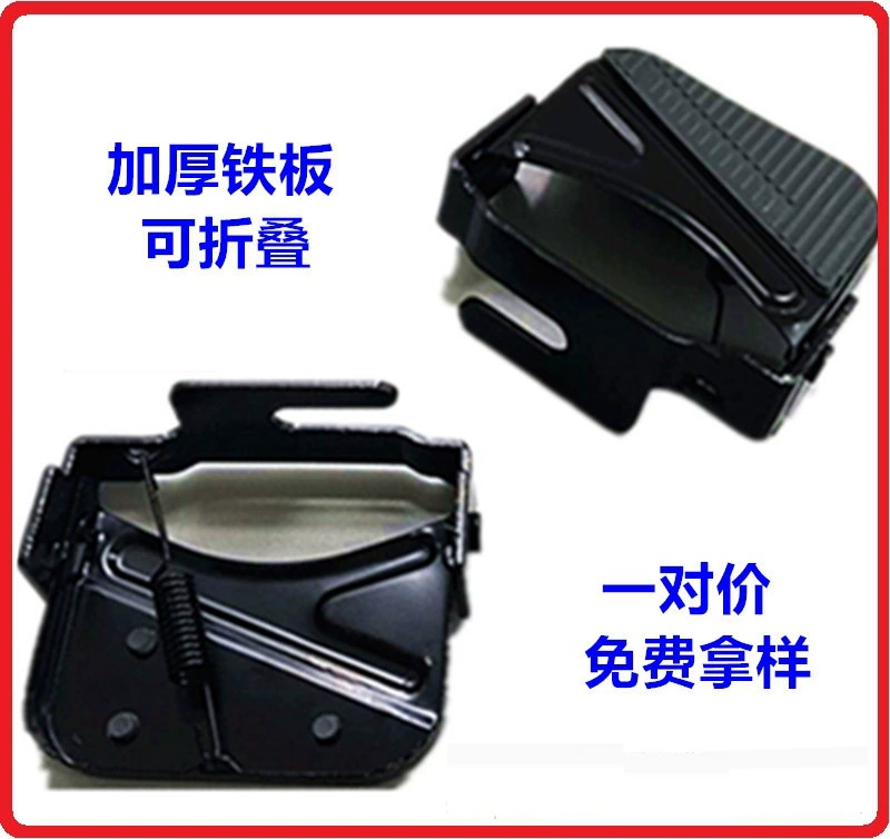 Утолщенная Складная задняя педаль велосипеда горный велосипед заднее сиденье подножка педали детали подножки аксессуары