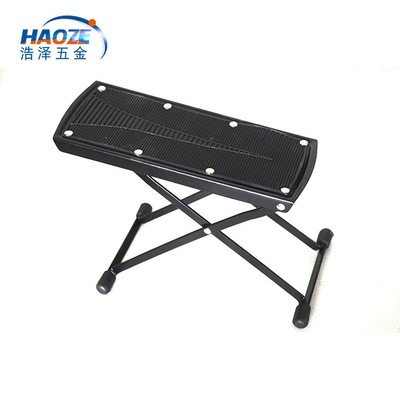 廠家直銷批發古典吉他腳蹬折疊6檔調節便攜腳凳金屬防滑踏板
