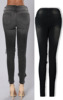 Europe pure cotton broken hole Boyfriend pencil small pants female