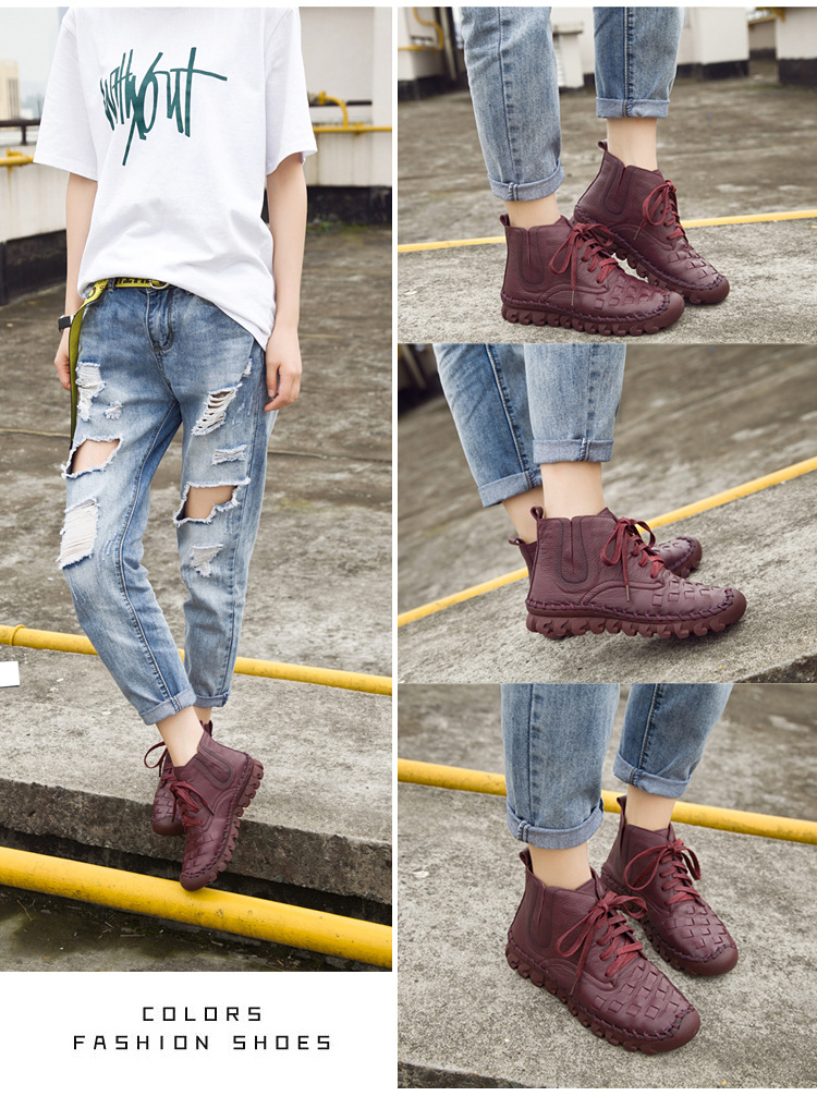 Bottes femme en En cuir - Ref 3354873 Image 26