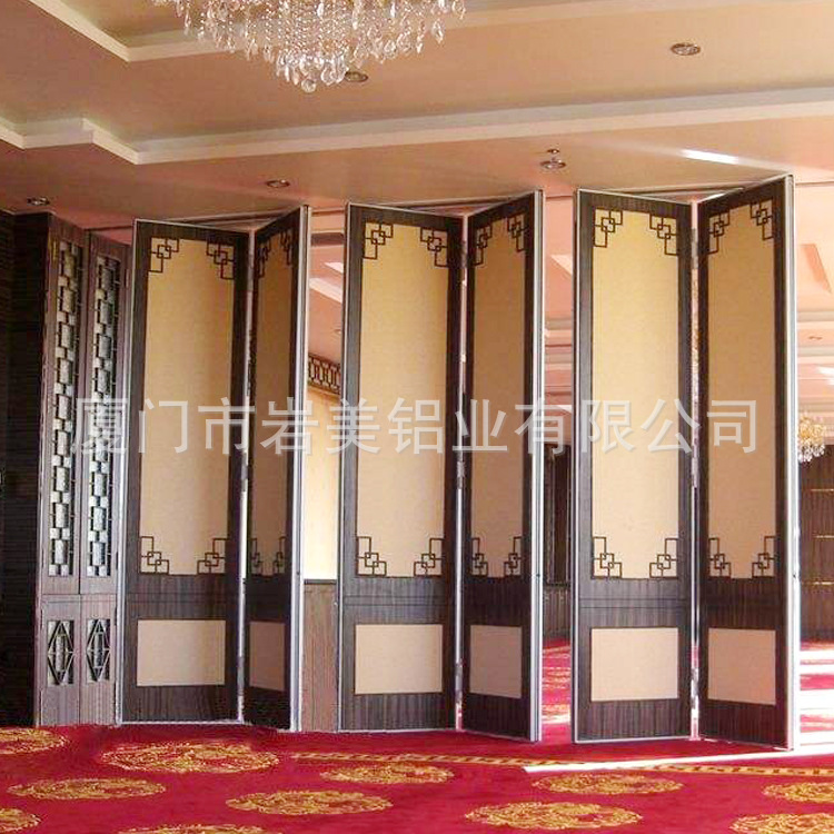 厦门厂家 宴会餐厅移动高隔断 酒店移动高隔断 免费安装上门测量|ms