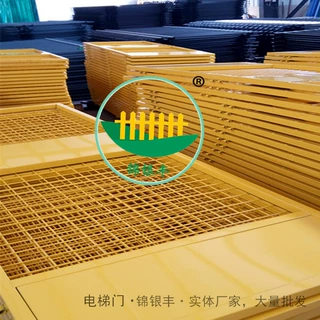人货梯门富德井口警示门富阳电梯防护门河南新乡护栏批发厂家