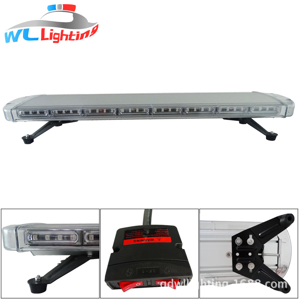72LED 汽车警示车，爆闪灯，长排警灯，工程灯，救援灯 72w
