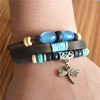 Leather adjustable bracelet, Aliexpress, wish, European style