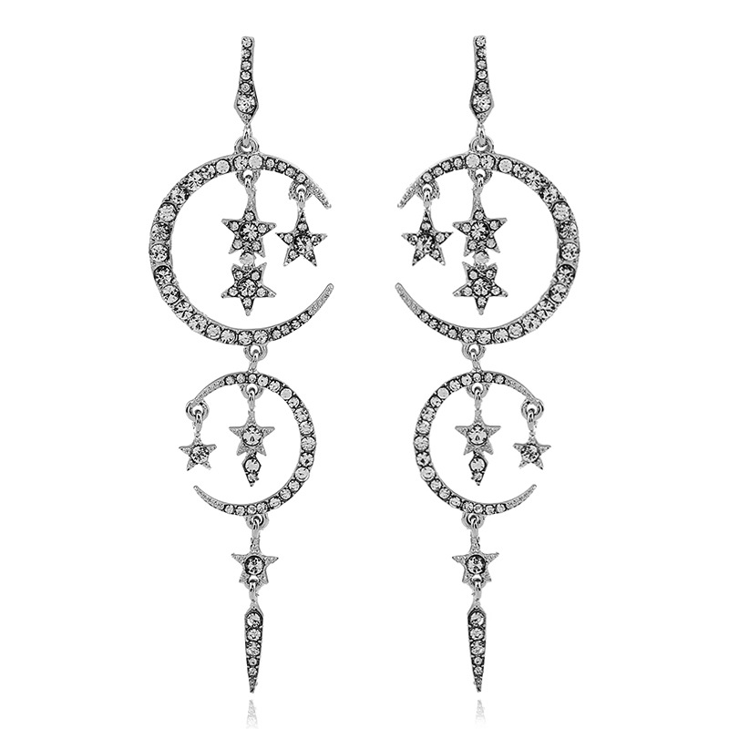 fashionable planetary elegant earrings
