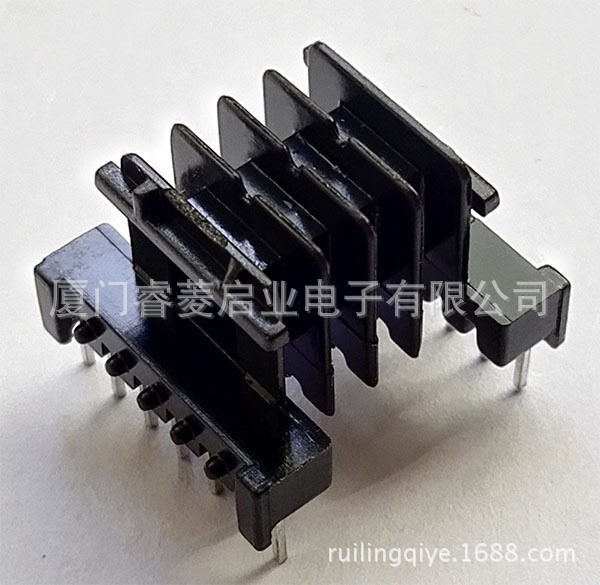 EF16 卧式 7+7 4槽 针距2.5 排距15.24 高12.7 叶片有过线槽 骨架