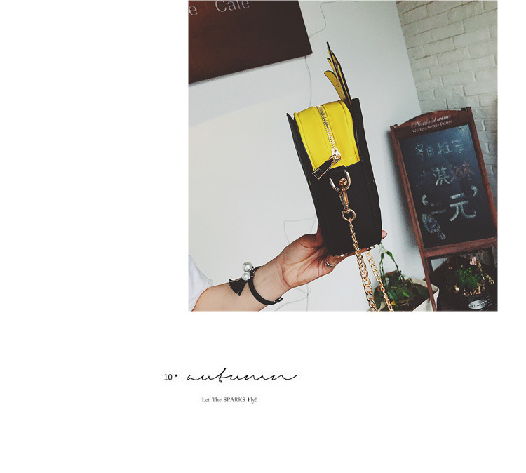 女生时尚包包女2017新款潮斜挎包韩版咖啡杯链条女包个性创意