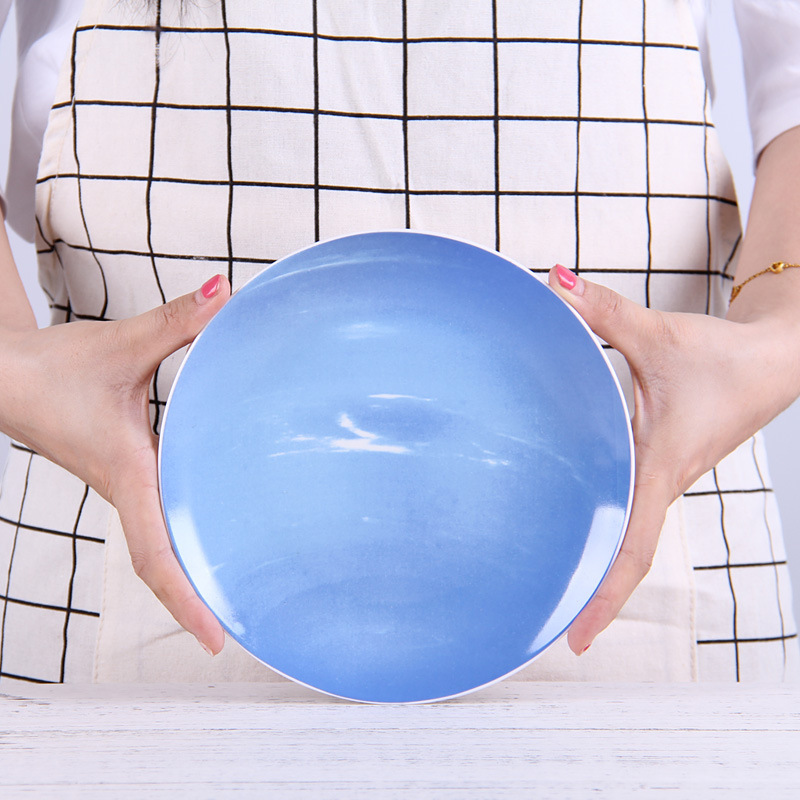 Universo creativo decoración astronauta chasis nórdico moderno de cerámica planeta placa colgante decoración de la pared placa al por mayor