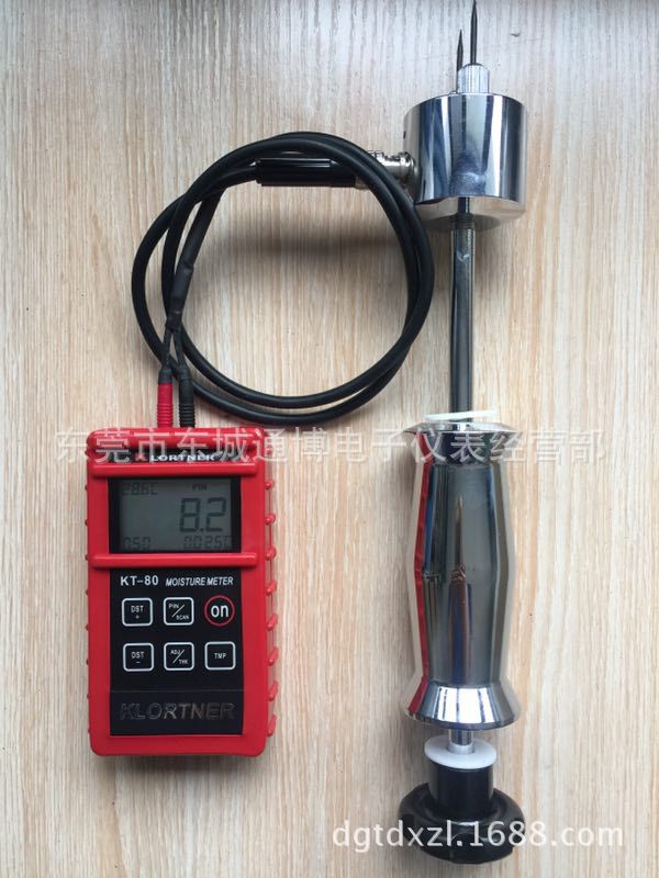 KT80双功能木材水分仪/针插式木材湿度计/感应水分测定仪KLORTNER