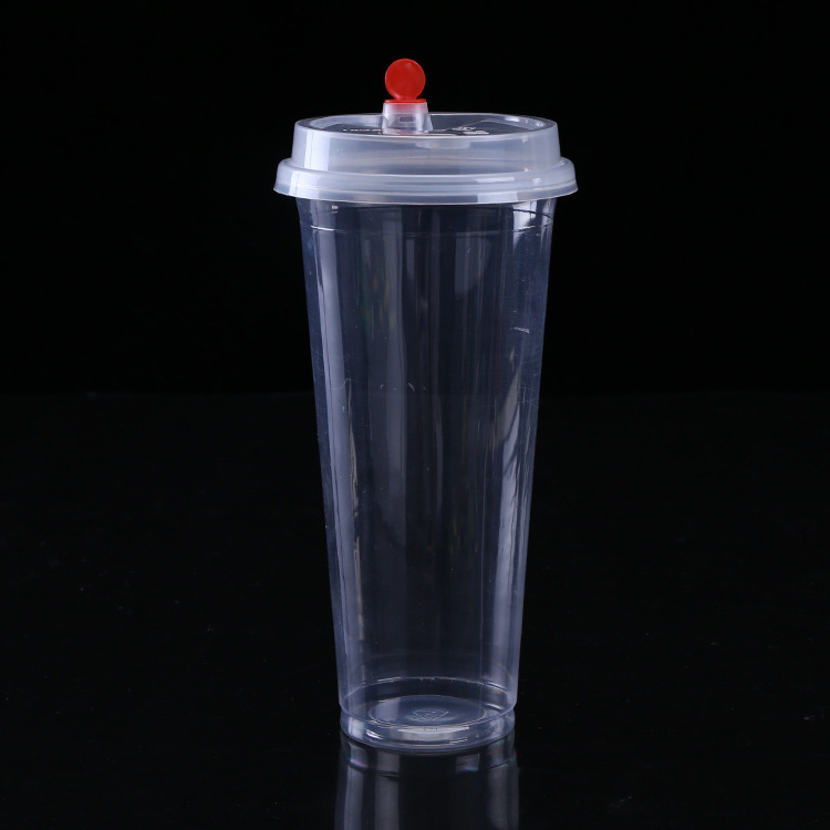 一次性PET杯塑料杯冷饮杯 加厚外带奶茶果汁饮料杯批发