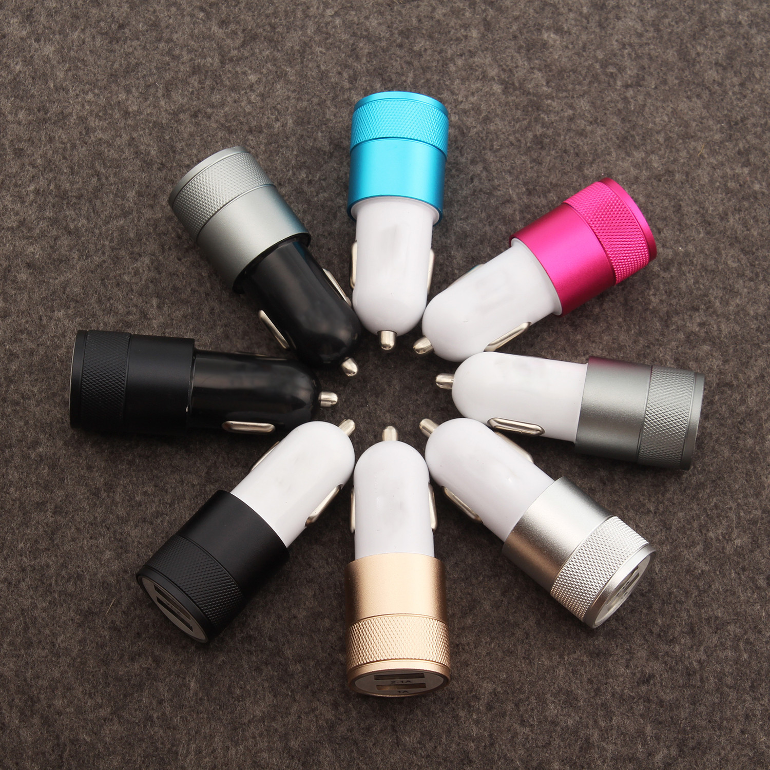 小钢炮金属车充双USB18